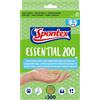 Spontex Guanti Monouso Spontex Essential 200