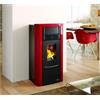Dal Zotto Stufa a Pellet Canalizzabile 9 kW Dal Zotto Serbatoio 15 Kg Avorio Gabry Elite