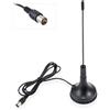 Vecys DVB T Antenna HDTV per Smart TV 2dBi Antenna TV Digitale Interna con Base