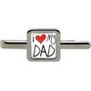 Giftshop UK Adoro Mio Papà Fermaglio Per Cravatte Quadrato