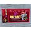 10e BD'ART CARTON D'INVITO RIVE DE GIER 2008 IN CONDIZIONI PERFETTE