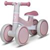 LIONELO Villy Bicicletta Senza Pedali a 4 Ruote per Bambini 1-3 Anni | Fino a 30 kg, Ammortizzatore Anteriore, Sedile Ergonomico, Stabile e Adatta a Bambine e Bambini