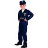 Boland - Costume da poliziotto per bambini, 7-9 anni | Cappellino, maglietta, cintura, pantaloni, costume da poliziotto per bambini, Carnevale, feste a tema, uniforme, professione
