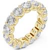 Senza marchio Anello di fidanzamento con diamanti naturali certificati 5,8 ct eternità comp...