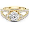 Senza marchio Anello di fidanzamento certificato 1,7 ct VVS1 diamante coltivato in laborato...