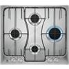 Electrolux RGG 6242 LOX Incasso Piano cottura a gas Nero Acciaio inossidabile