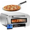 Profi Cook Forno elettrico per pizza ProfiCook 400 °C vera pietra per pizza paletta per