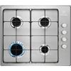 Electrolux KGS6404SX Piano Cottura Gas N° 4 Fuochi Inox
