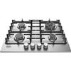 Hotpoint Ariston PPH 60G DF/IX Piano Cottura 4 Fuochi Su 9 Livelli Doppia Corona