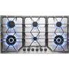 PremierTech Piano Cottura a Gas 6 fuochi 90 cm Acciaio Inox Incasso 83 x 49cm