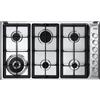 De Longhi DELONGHI PLI 69 GHD PIANO COTTURA A GAS 90 CM 6 FUOCHI COMANDI LATERALI GRIGLIE