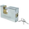 WORKIT Lucchetto Antiscasso Corazzato Workit Acciaio Cromato 70 mm 6 Pezzi