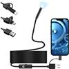Fyearfly 3 In 1 Endoscopio Usb Portatile Telecamera di Ispezione Endoscopica LED per