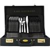 KARL HAUSMANN Set Posate 12 Persone 72 Pezzi in Acciaio Inox 18/0 con Valigetta