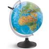 Tecnodidattica TCD00017 Nova Rico - Mappamondo 30 cm Luminoso Lumierissimo con L