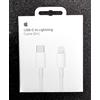Apple CAVO ORIGINALE PER APPLE IPHONE 11 12 13 14 15 16 17 LIGHTNING USB-C 1 - 2 METRI