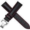 DISMAY Cinturino Orologio 20mm Carbon Fiber Nero Per Formula 1 WAZ1110.FT8023