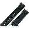Dismay 22mm Cinturino In Silicone Nero Per Orologio TAG WAH1110 FT6024 Formula