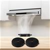 2 Filtri Carboni Attivi per Cappe Cucina Assorbimento Odori Efficace
