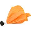 Bandiera Penalità Calcio Uso Arbitro 27x3,5cm Arancione Nero Tessuto Poliestere