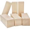 Blocchetti in Legno Da Scolpire E Da Intaglio Set - 6 Blocchi Da Intaglio in Tig
