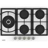 Samet Piano Cottura a Gas 5 Fuochi 70 cm Materiale Vetro colore Bianco Dafne70BI