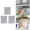 3PCS Gamma Filtri Grasso Cappa per Estrattore Cucina RANGEMASTER 300 x 250mm