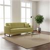 DecHome Divano Letto 3 Posti Moderno in Velluto 210x85x87 cm Senape - Legen
