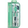 Arda Compasso Arda Balaustrone in Metallo Box Infrangibile 5 Pezzi di Colore Verde