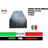 10 PEZZI LAMIERA ZINCATA ONDULATA A FOGLIO 200x90 SP. 0,25MM COPERTURA TETTO
