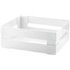 Guzzini Cassetta multiuso Eco Kitchen (22,5x15,5x8cm) TIDY & STORE Bianco latte