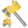 Per Router Lavorazione Legno Punta 8mm Gambo T Slot Cutter Punta Carburo 4 Ala D