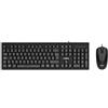 Nilox Tastiera e Mouse Nilox NXKME0011 Nero Qwerty in Spagnolo
