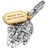 Ciondolo Pandora Millennium Falcon Charm Ciondolo Star Wars Trusky Charms