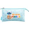 Grupo Erik Astuccio Stitch - Astuccio 3 Scomparti Bambino per la Scuola e Cerniera | Regalo Bambina 8 Anni: Cancelleria Lilo e Stitch Gadget