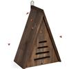 Relaxdays Casetta per Coccinelle, Hotel per Insetti da Giardino, Legno Non Tratt