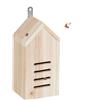Relaxdays Casetta per Coccinelle, Hotel per Insetti da Giardino, Legno Non Tratt