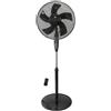 GADIP Ventilatore a Piantana con Telecomando Etesia Nero 45 Watt