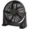 GADIP Ventilatore da Pavimento Box Grecale Nero 5 Pale 90 Watt