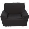 Senza marchio Copripoltrona Elastico Proteggi Divano Poliestere 90 ~ 140Cm 1 Posto Nero