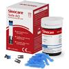 sinocare Strisce Glicemia per Glucometro Safe AQ Data di Scadenza Fresco con 25 Strisce e