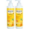 WELEDA Baby Babywash Corpo&Capelli Calendula, docciaschiuma 2in1 per la detersione dei più piccoli, formula extra-delicata (1x 400 ml) (Confezione da 2)