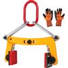 SWAWIS Pinza di Sollevamento per Cordoli Apertura Regolabile 12-24cm