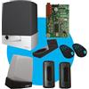CAME Kit Motore BXV per cancelli scorrevoli fino a 600 kg e 18 m composto da motore a 24 V, fotocellule, due trasmettitori, scheda radiofrequenza, lampeggiante, base per il fissaggio, cavo antenna
