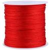 Garosa Cordoncino Colorato 0,8mm 100 Metri - Corda in Cotone Cerato per Bracciali e Col