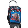Marvel Joumma Marvel Spiderman Wall Crawler Zaino Scolastico with Nero Car 30x40x13 cm Poliestere 15.6L