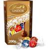Lindt Cioccolato al latte Lindt Lindor assortito con ripieno di fusione - 200 g