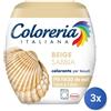 Coloreria italiana 3x Coloreria Colorante Tessuti Beige
