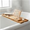 Vassoio da Vasca in Bambù Portaoggetti Arredo Bagno Minimalista