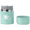 Jane Jané Thermos in Acciaio Inossidabile per Porridge, Capacità 50 cl, Include Coperchio con Manico, Fino a 8 Ore, Vetro, Menta